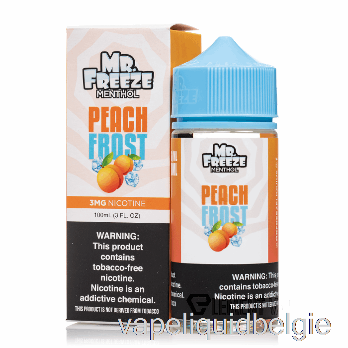 Vape België Perzik Vorst - Mr Vriezer - 100ml 6mg